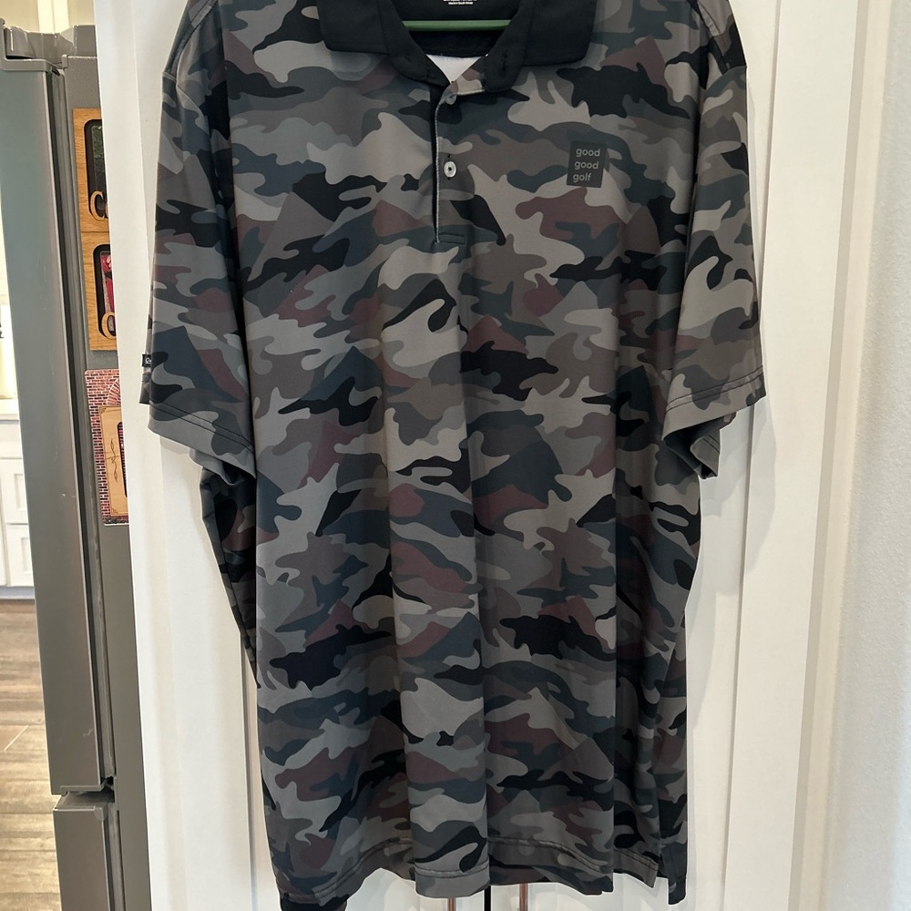 Good Good Golf Camouflage Polo Shirt